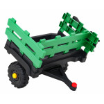 Elektrický traktor titan - zelený